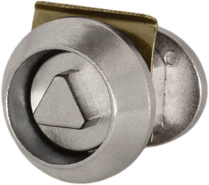 Tool operated camlock - 5 mm triangle with return spring