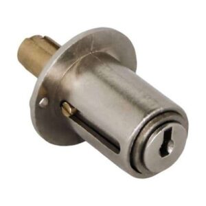 Push lock, round housing