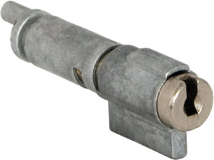 Plate cylinder pedestal lock