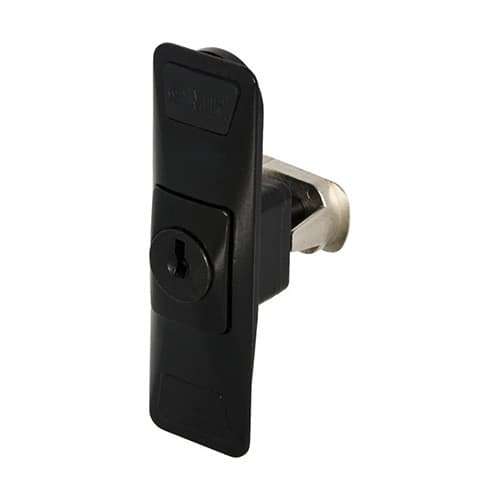 Serratura a pulsante per porte scorrevoli Serratura a pulsante per porte scorrevoli