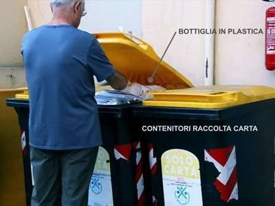 Unbefugter Zugriff Bußgelder für Unhöflichkeiten wie das Wegwerfen von Plastik in die Papiersammlung