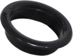 22mm black plastic rosette - SVAR00157