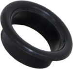23 mm black plastic rosette - SVAR02170