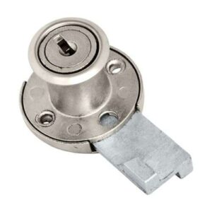 Sliding door lock - 2 key removal positions