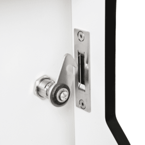 Slamlock mechanism for electronic lock Hellock