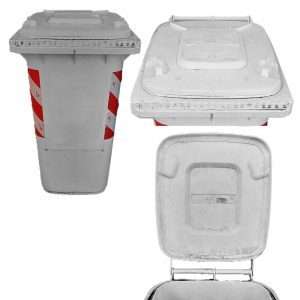 Gravity lock for trolley-mounted dustbin Eurosintex® - 240 liters