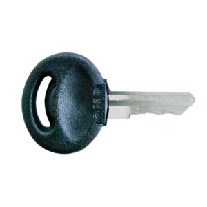 Chiave con impugnatura tonda nera e logo OMR modello SIMP00207
