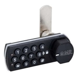 Elektronikschloss – Horizontal, schwarz