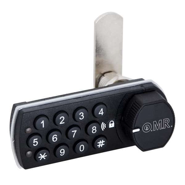 Serratura elettronica orizzontale nera