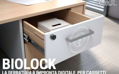 Innovation und Sicherheit in Schubladenschränken: Entdecken Sie das BioLock Schubladenschloss mit biometrischer Form des Fingerabdrucks von OMR