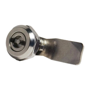 Serratura in acciaio INOX con chiave triangolare. Mod. IN165662