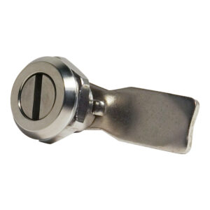 Serratura in acciaio INOX con chiave triangolare. Mod. IN165663