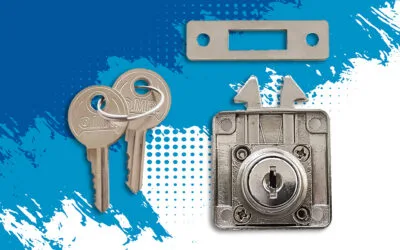 Serratura per serrandine e scorrevoli: chiusura automatica a doppio gancio per una protezione senza pensieri